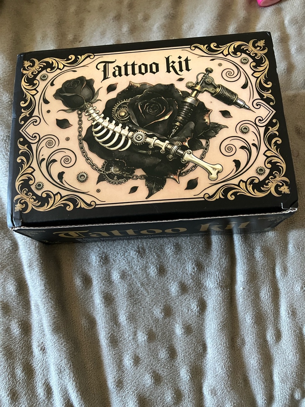 Professional Tattoo Kit in Black and Cream